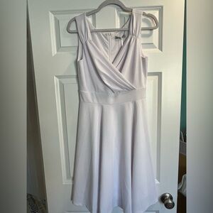 Grace Karin White Sleeveless Mini Dress